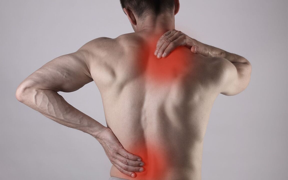 Dhimbja e shpinës është shenjë e sëmundjeve të sistemit muskuloskeletor